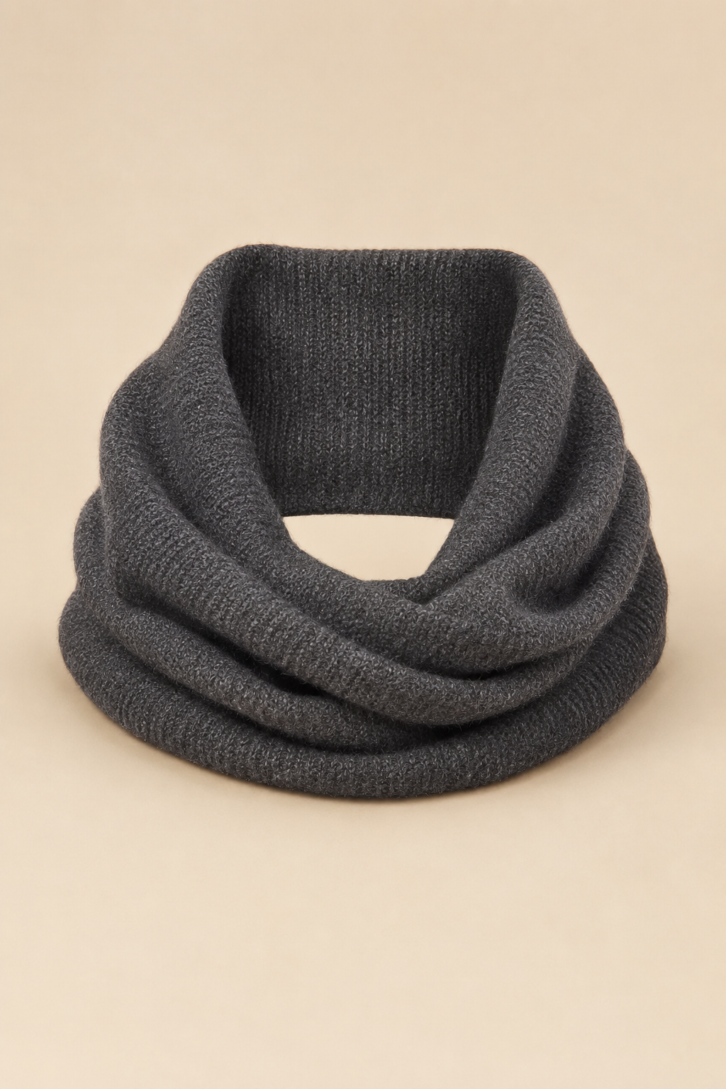 Pure Cashmere Neck Cowl - pure cashmere neck cowl charcoal 07