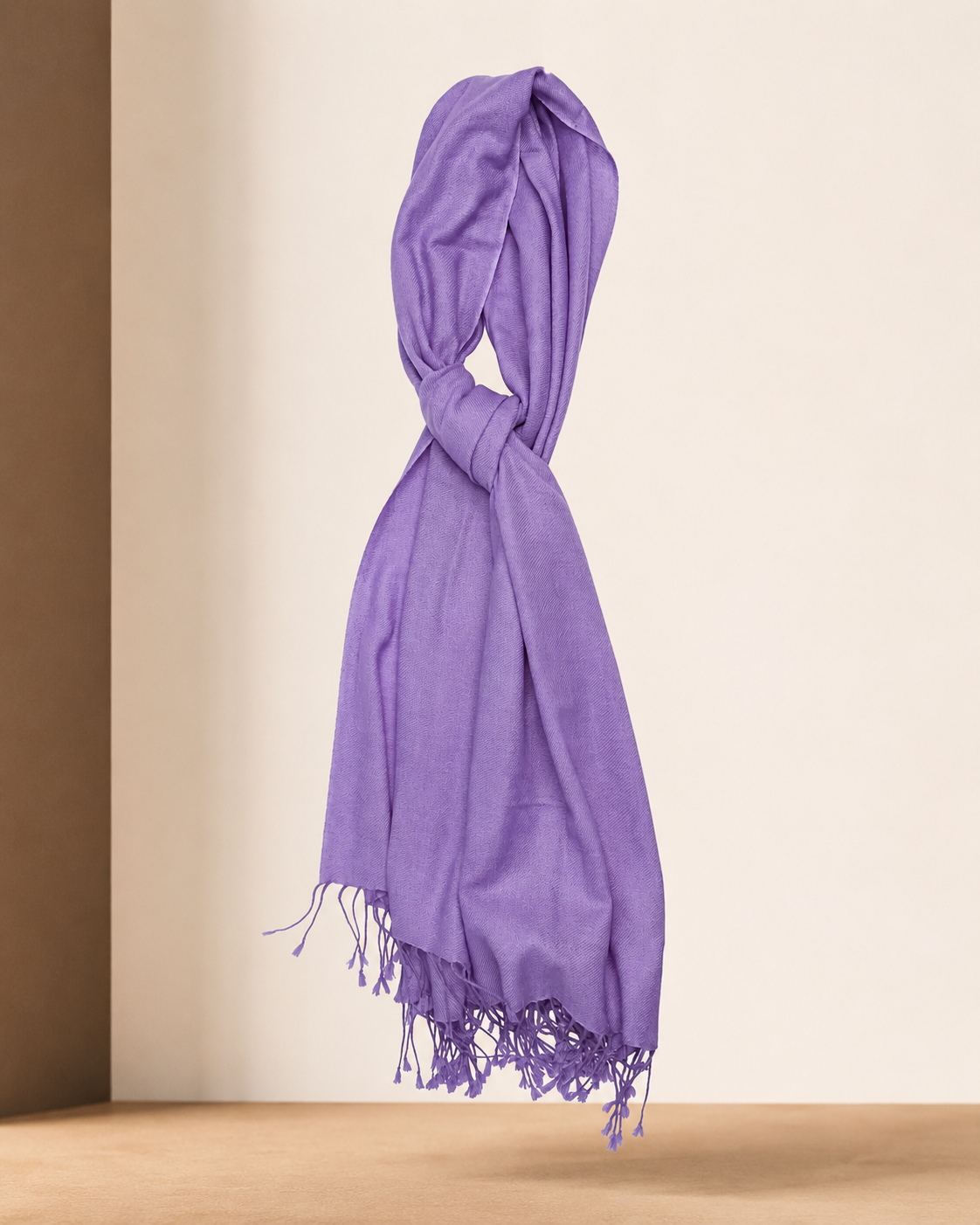 Pure Cashmere Shawl - Purple