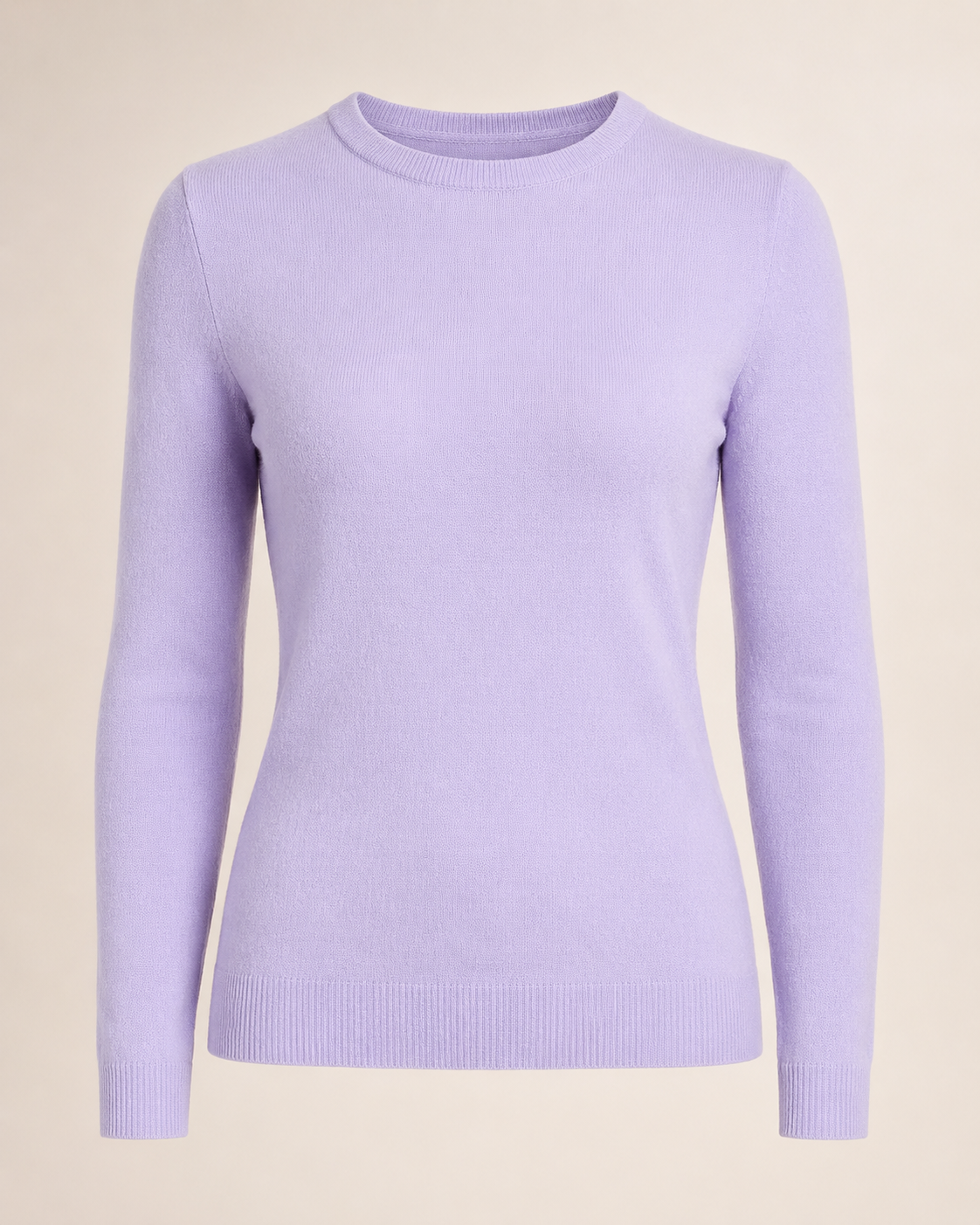 Women's Crew Neck Cashmere Sweater - Turquoise