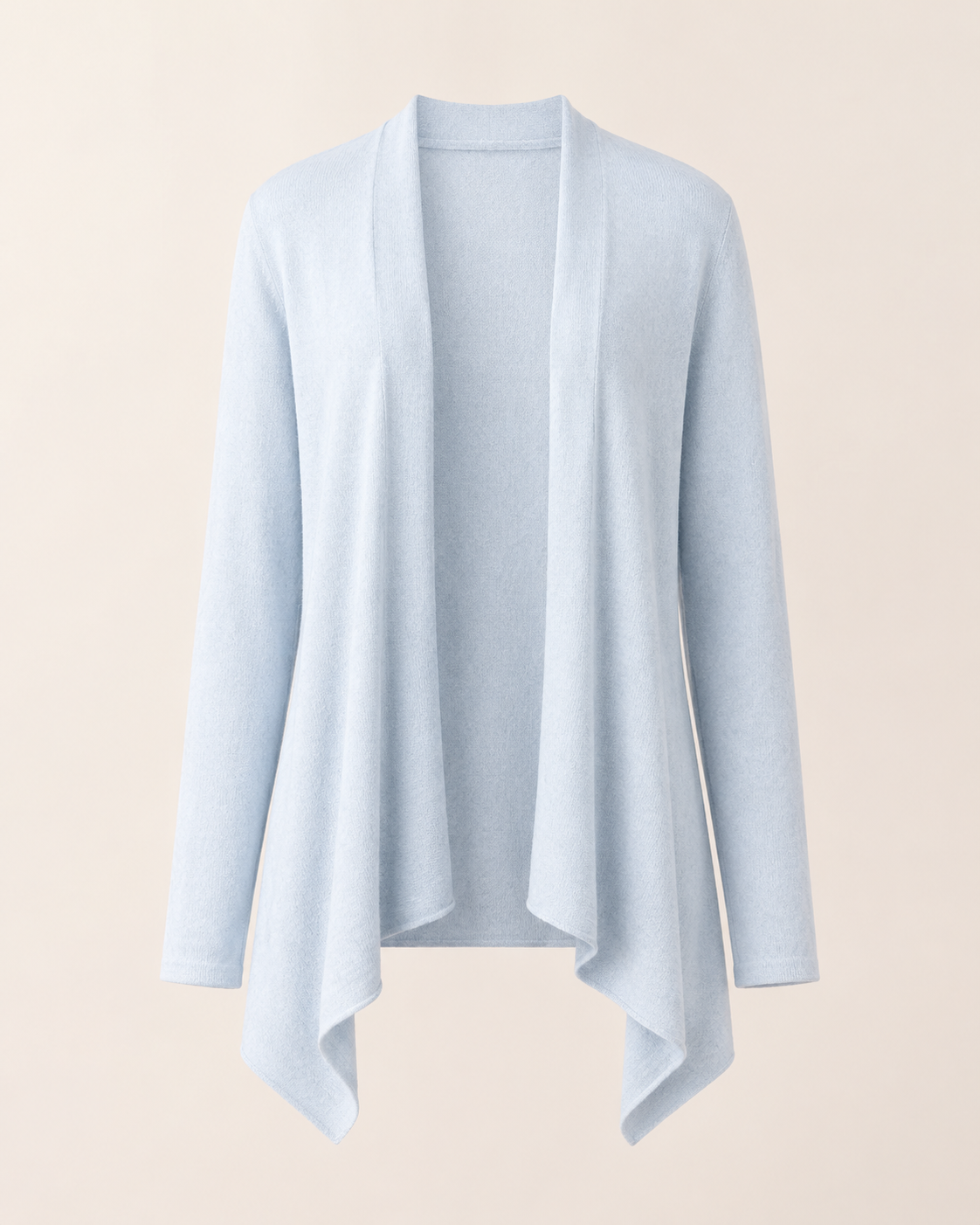 Women's Ruffled Long Front Open Cardigan in Pure Cashmere - womens pure cashmere front tail open cardigan chatgpt image jun 9 2026 01 13 42 pm postreset 01