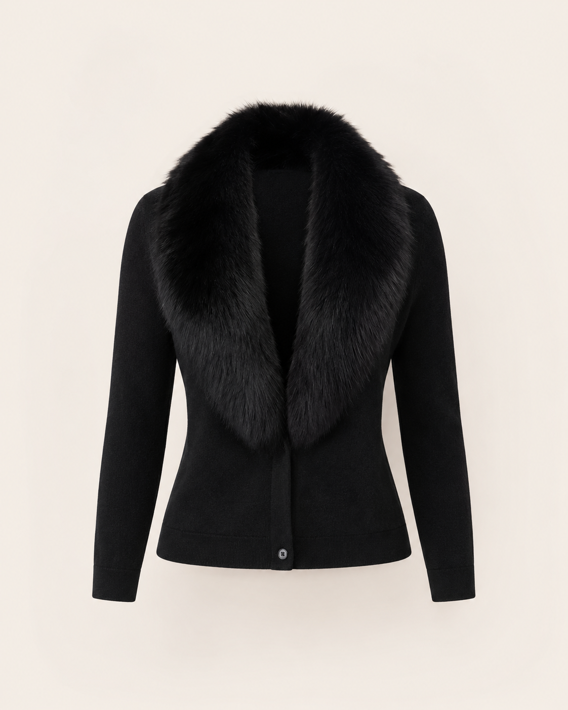 Cashmere Cardigan with Fur Collar - ChatGPT Image Jun 11, 2026, 02 35 25 AM