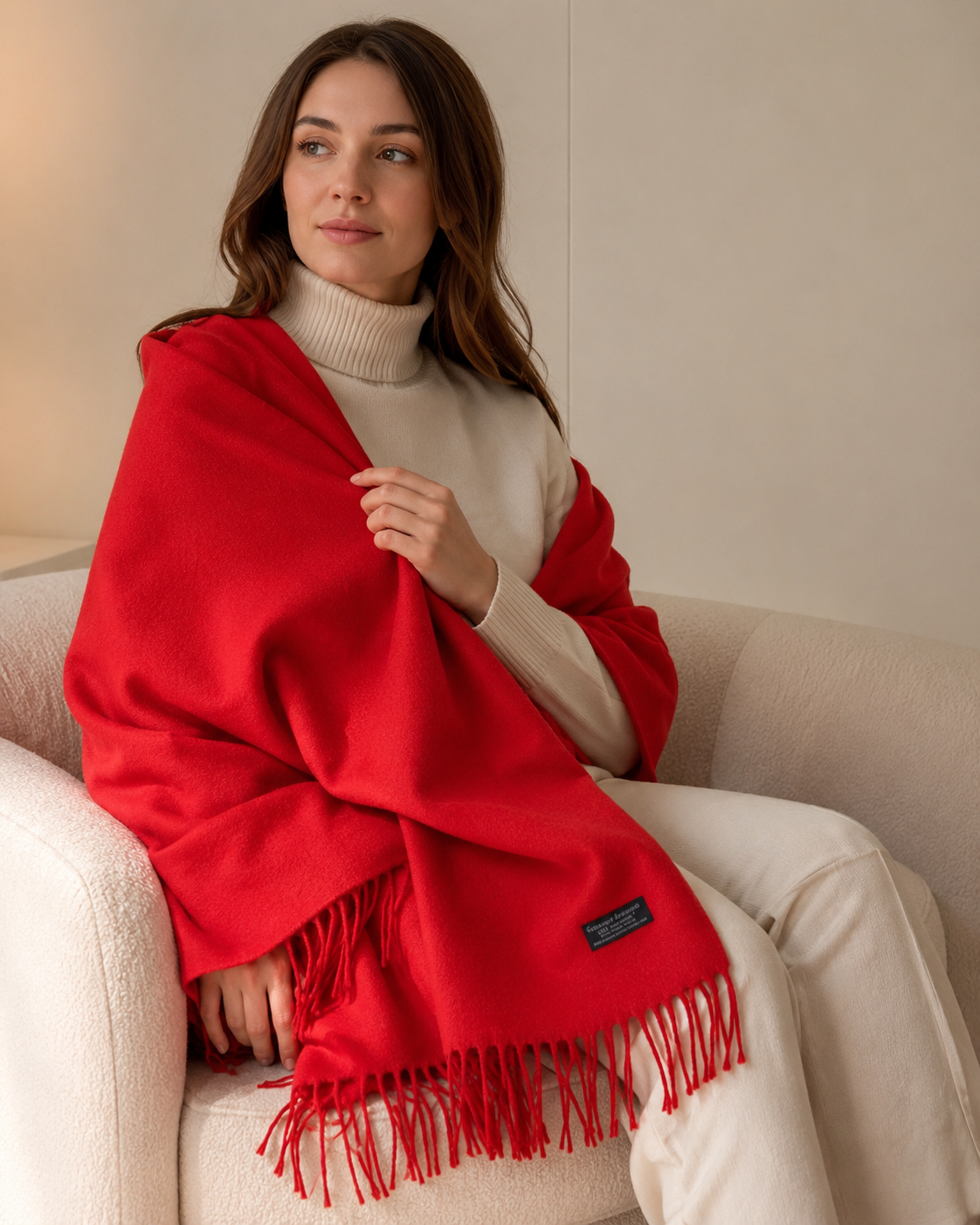 Pure Cashmere Throw (60" x 80") - Blue Topaz