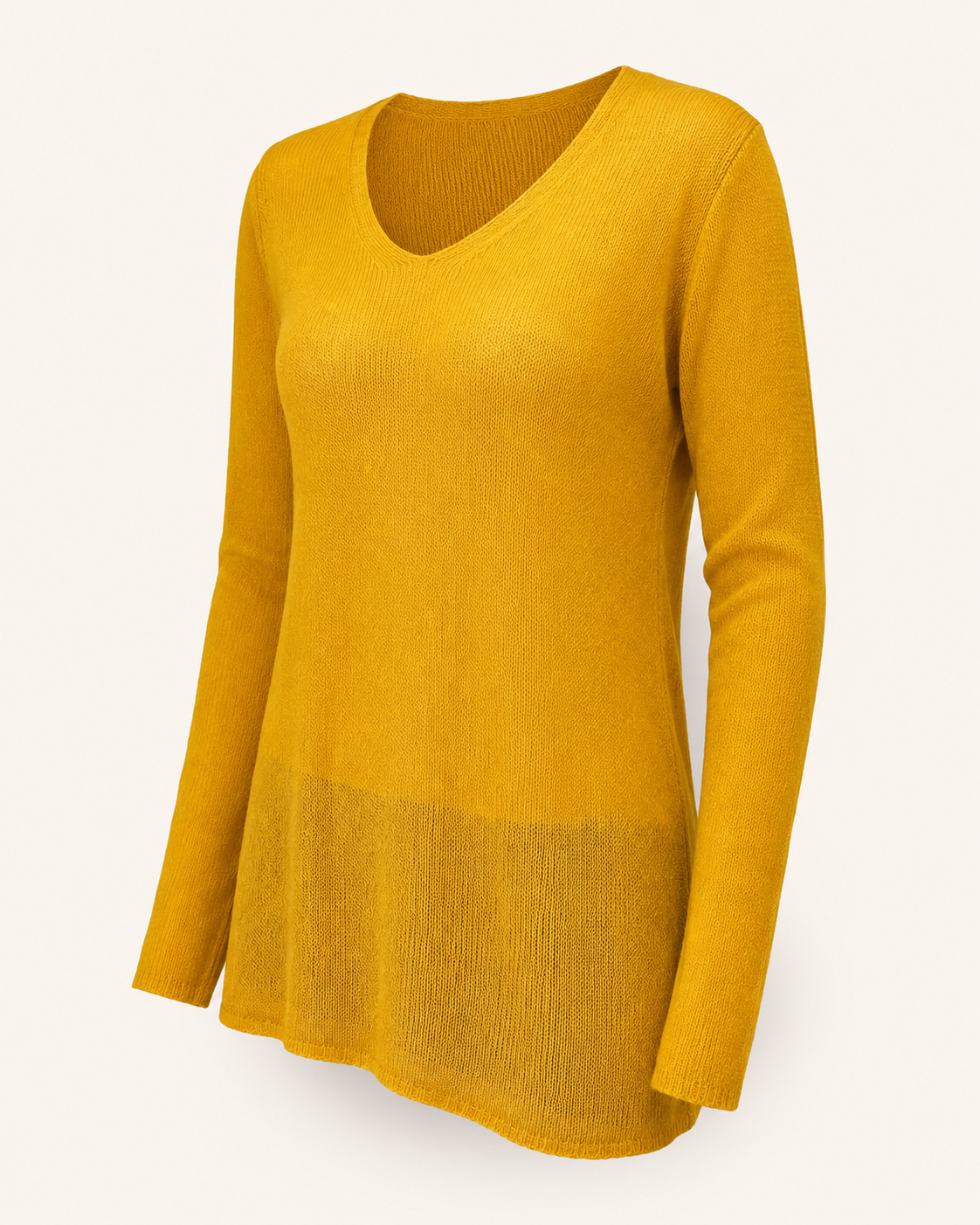 Women's Lightweight V-Neck Sweater in Pure Cashmere - Ac278e22 9c22 4ad9 Abea 434d139950b2